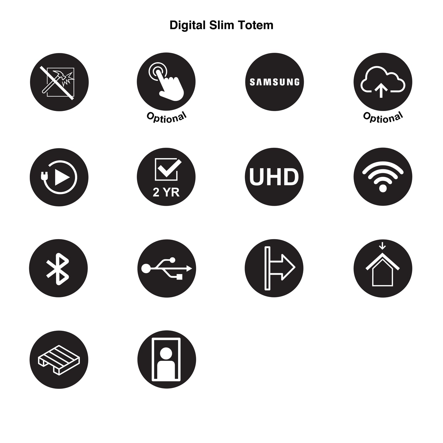 Digitale Infostele Slim