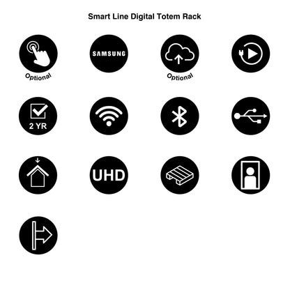 Digitale Infostele Smartline Prospekt 43 Zoll