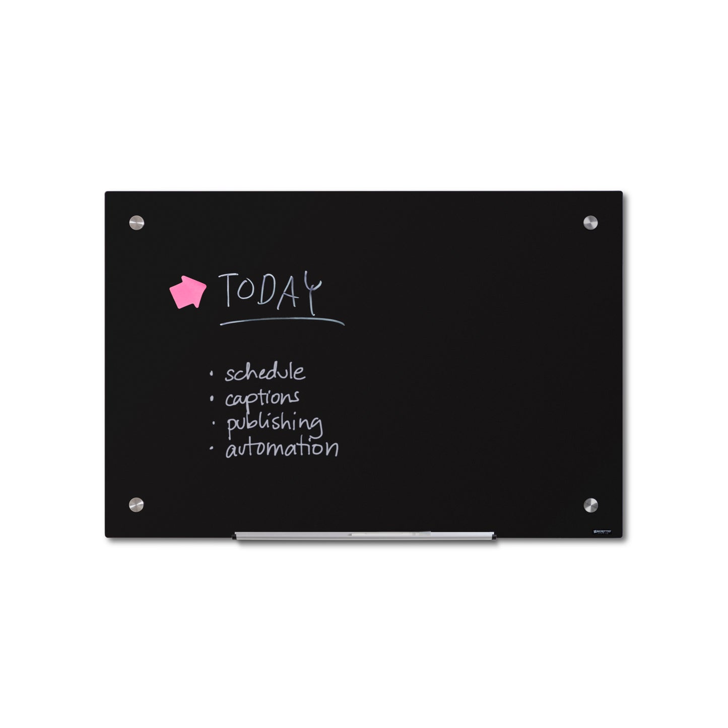 Scritto® Glasboard Schwarz