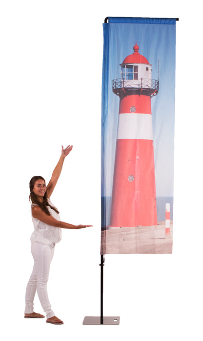 Beachflag Alu L-Form